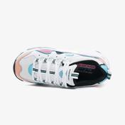 Skechers D'Lites 3.0-Zenway Kadın Beyaz-Pembe-Mavi Spor Ayakkabı