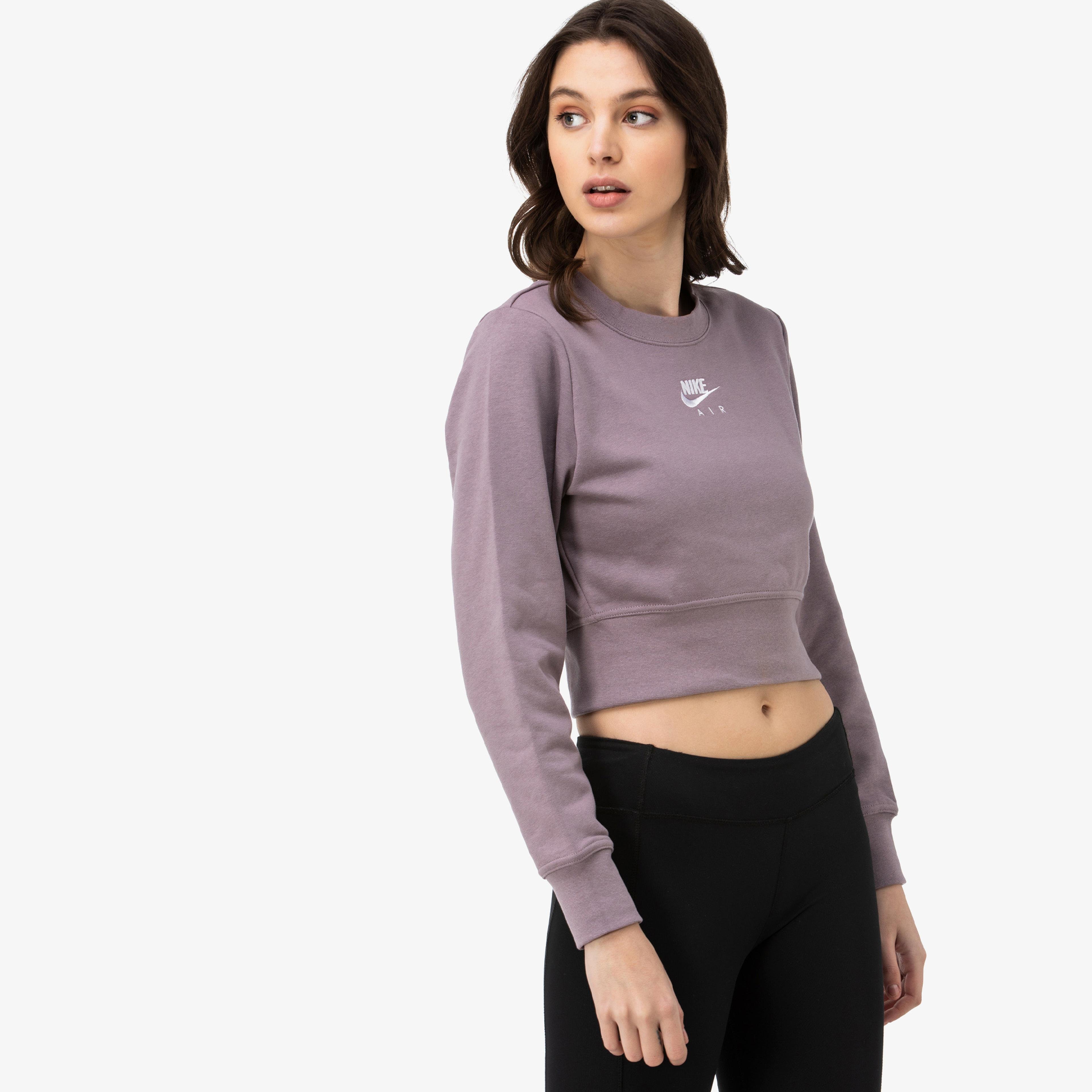Nike Air Kadın Mor Sweatshirt
