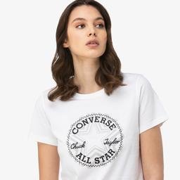 Converse Multi Star Chuck Patch Kadın Beyaz T-Shirt