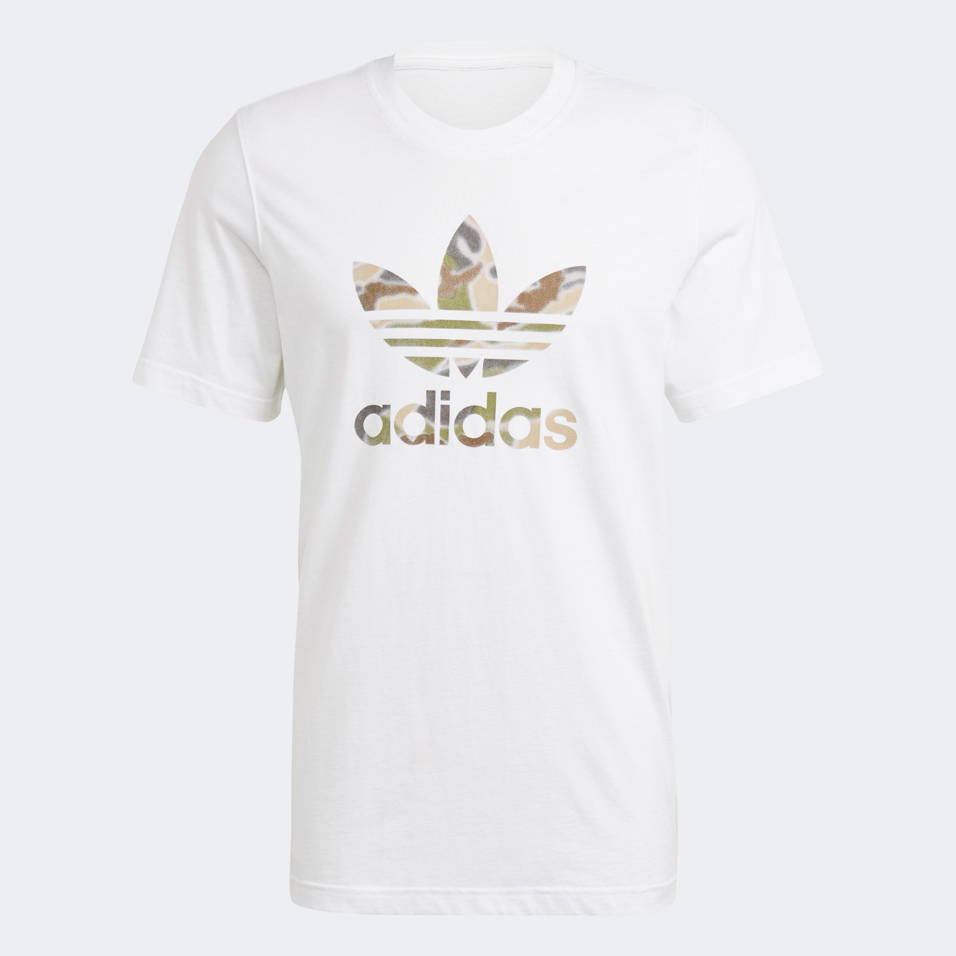 adidas Camo İnfill Erkek Beyaz T-Shirt