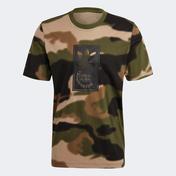 adidas Camo Aop Tongue Erkek Kamuflaj T-Shirt