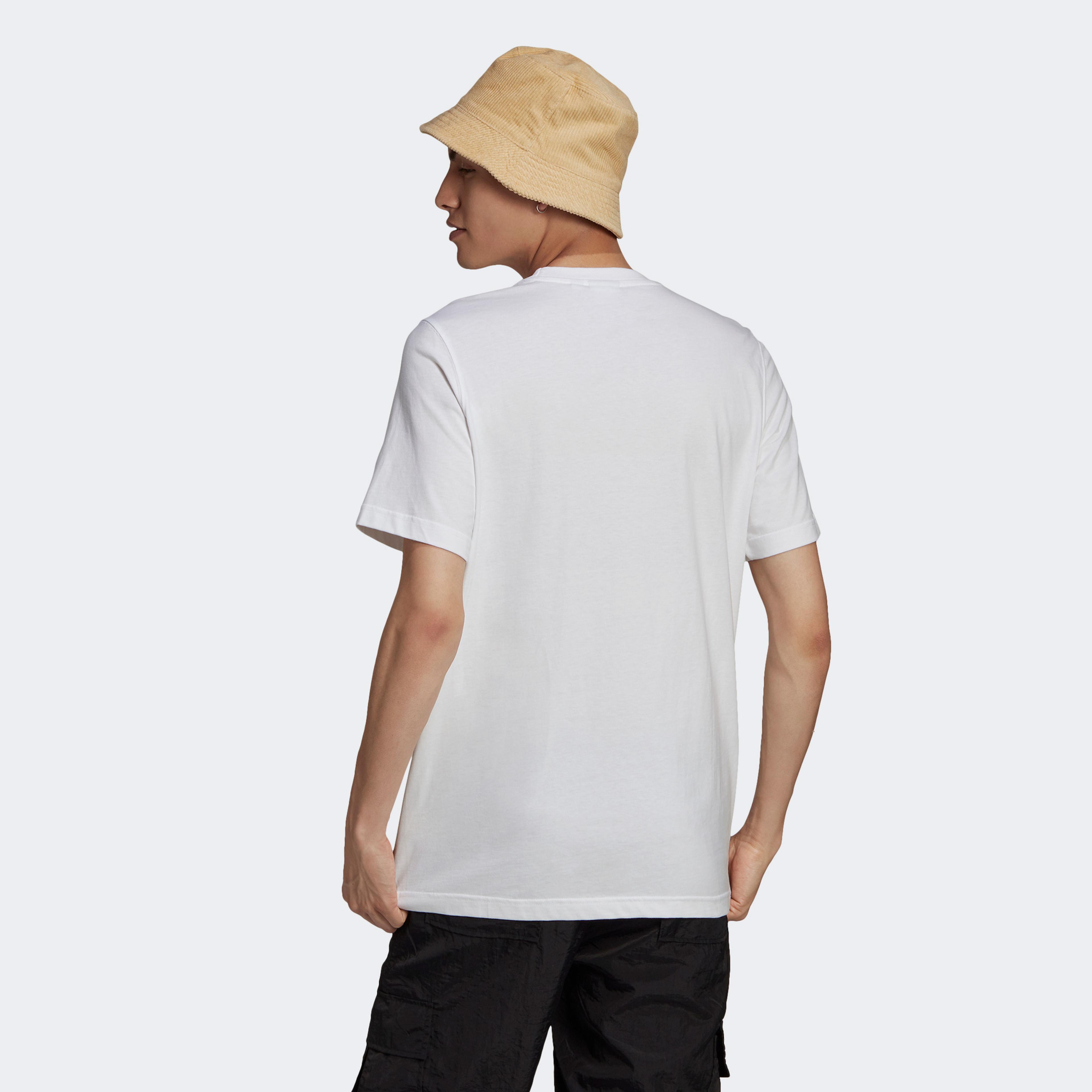 adidas Camo İnfill Erkek Beyaz T-Shirt