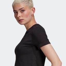 adidas Adicolor Classics Roll-Up Kadın Siyah T-Shirt