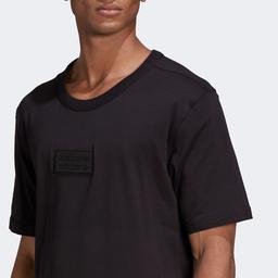 adidas R.Y.V. Silicone Badge Erkek Siyah T-Shirt