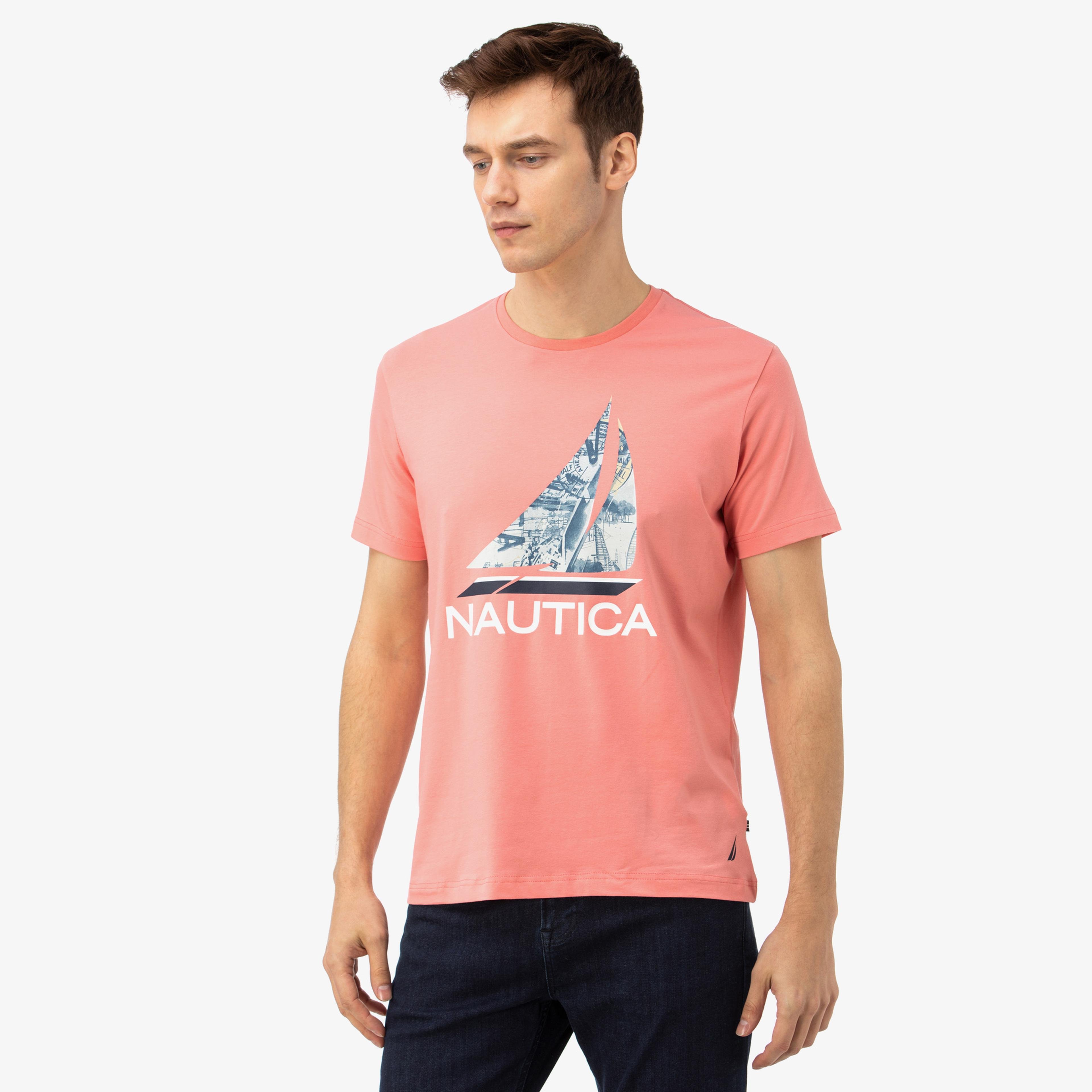 Nautica Erkek Pembe T-Shirt