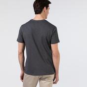 Nautica Erkek Gri V-Yaka T-Shirt