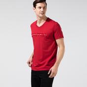 Nautica Erkek Kırmızı V-Yaka T-Shirt