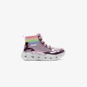 Skechers Heart Lights Işıklı Metalik Pembe Çocuk Bot