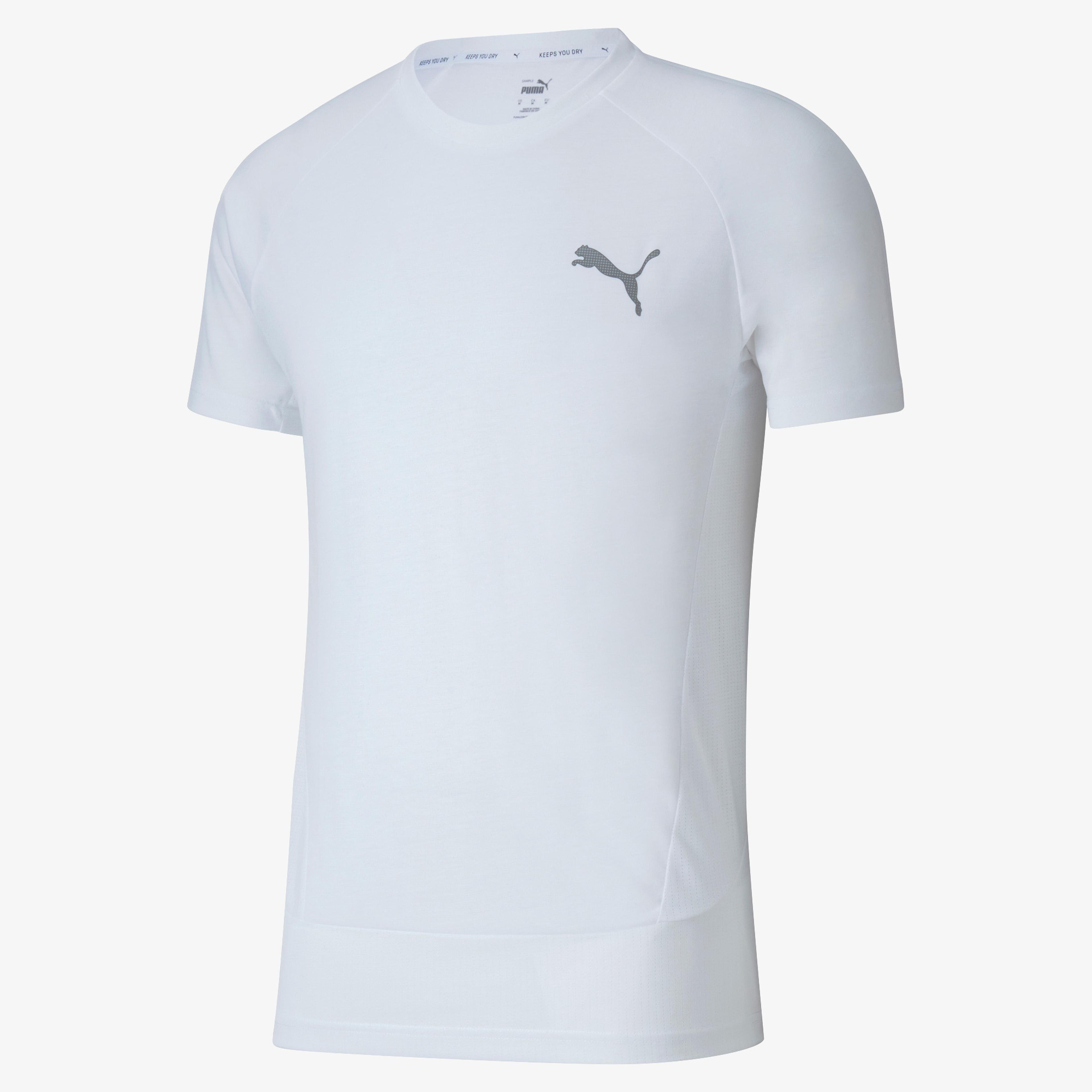 Puma Evostripe Erkek Beyaz T-Shirt