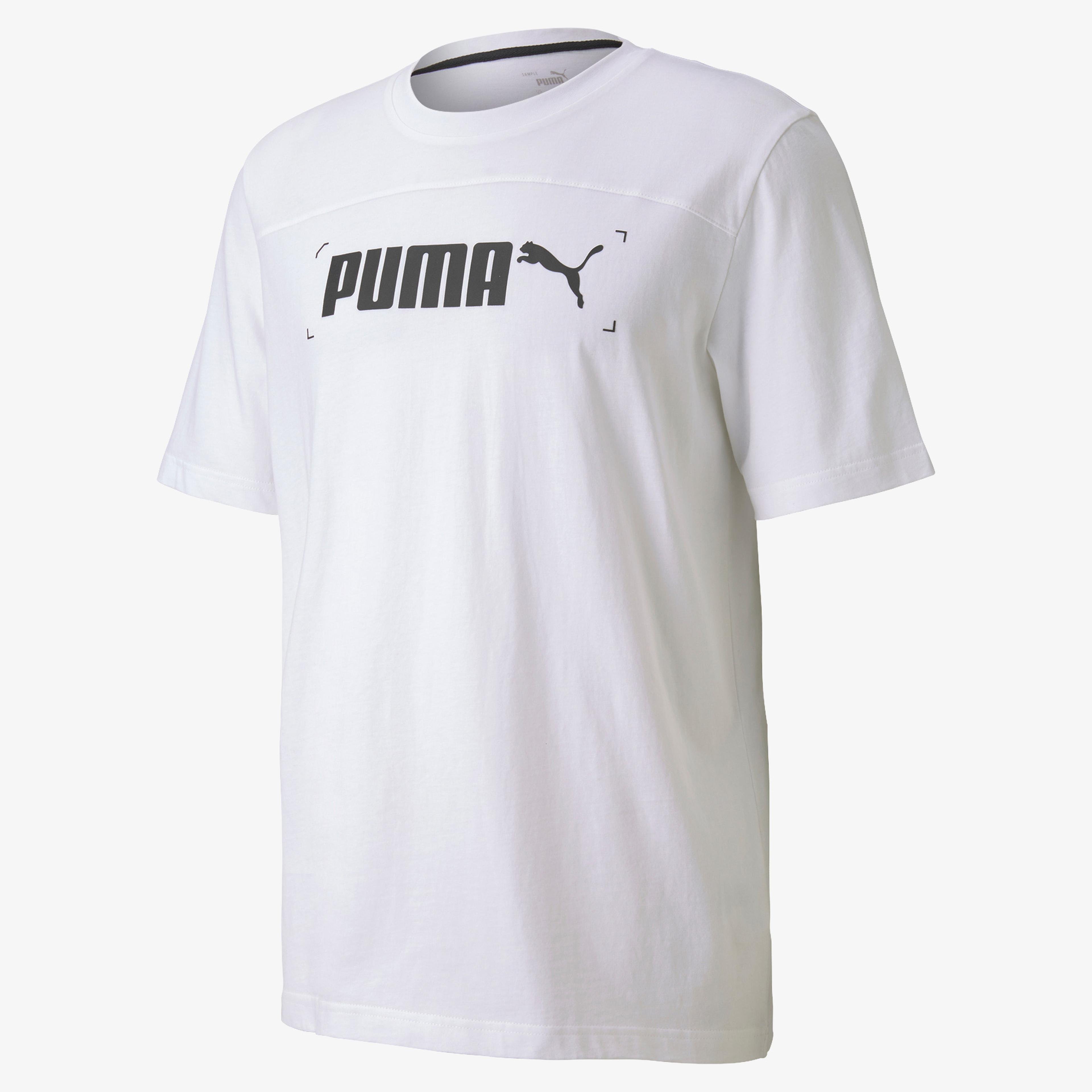Puma Nu-Tility Erkek Beyaz T-Shirt