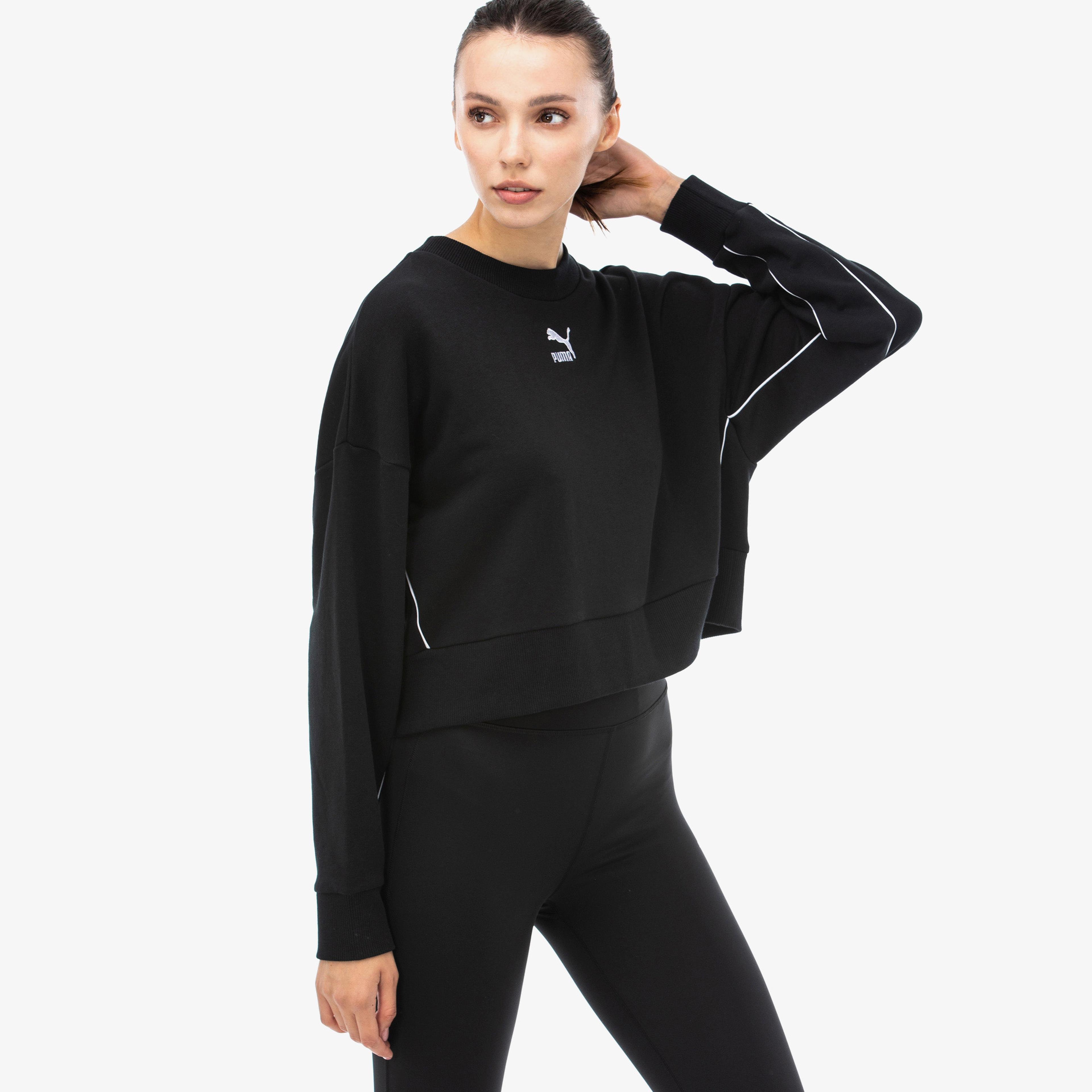 Puma Classics Kadın Siyah Sweatshirt