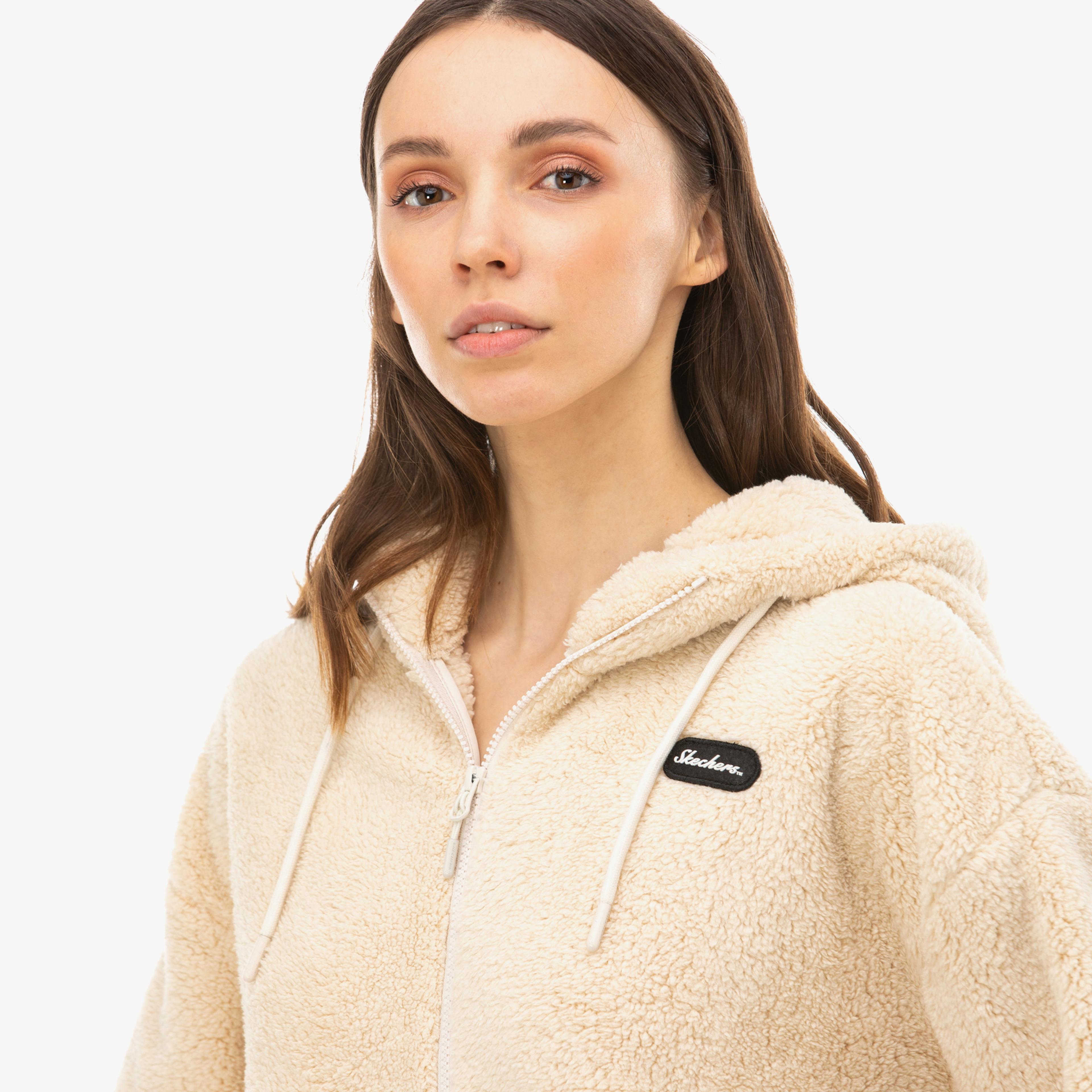 Skechers Sherpa Kadın Kahverengi Sweatshirt