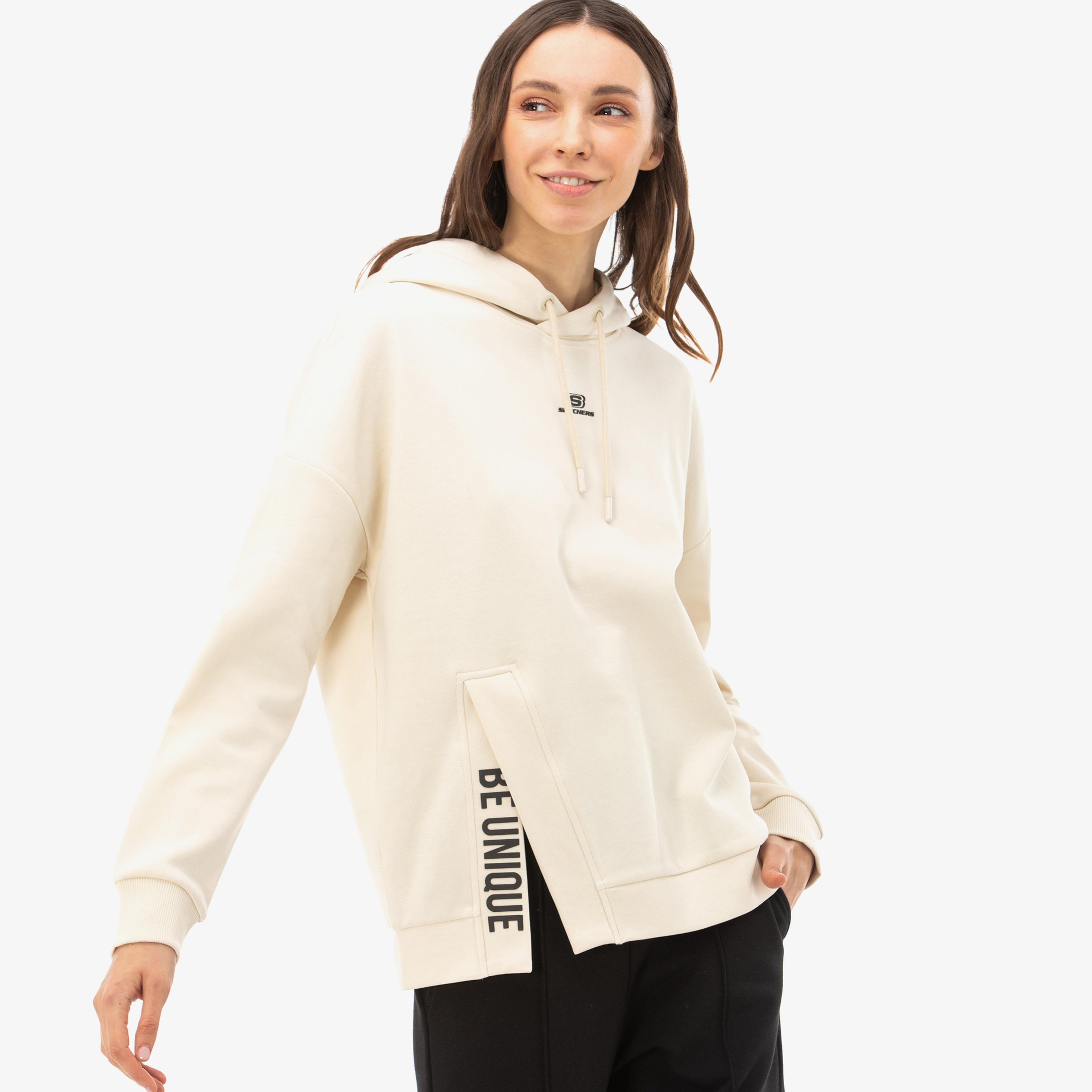 Skechers 2X I-Lock Kadın Kahverengi Sweatshirt
