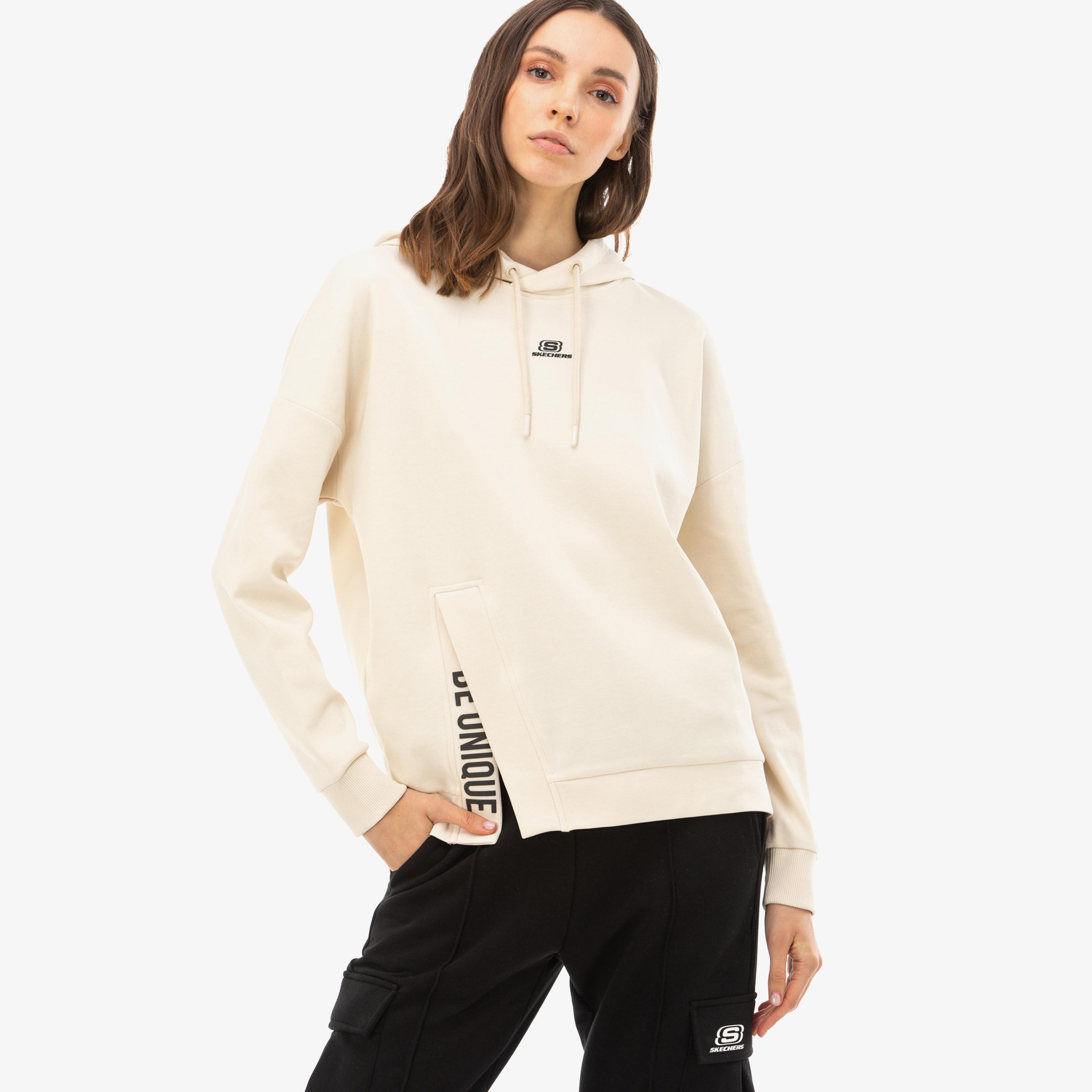 Skechers 2X I-Lock Kadın Kahverengi Sweatshirt
