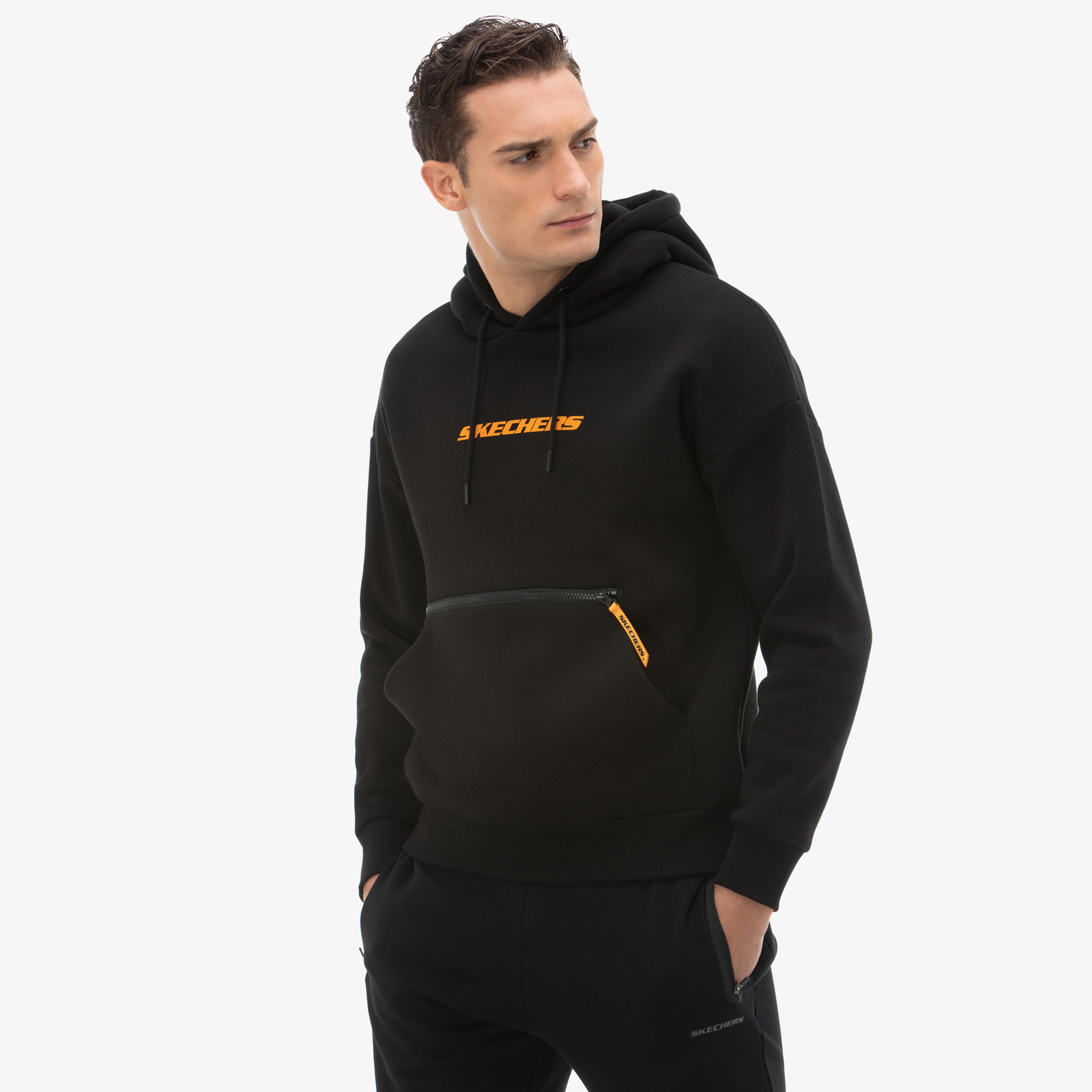 Skechers High Vibes 2 Erkek Siyah Sweatshirt