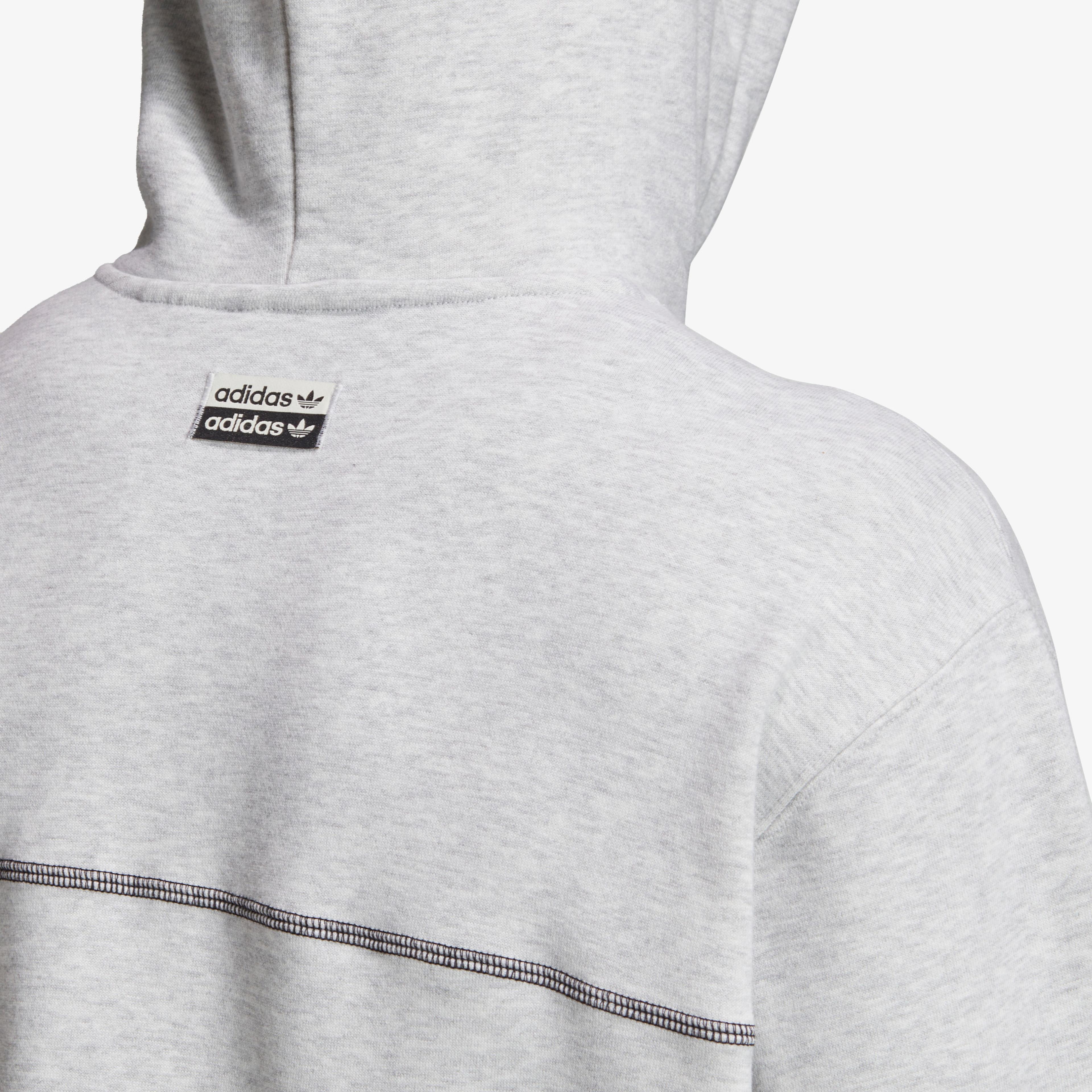 adidas Kapüşonlu Erkek Gri Sweatshirt
