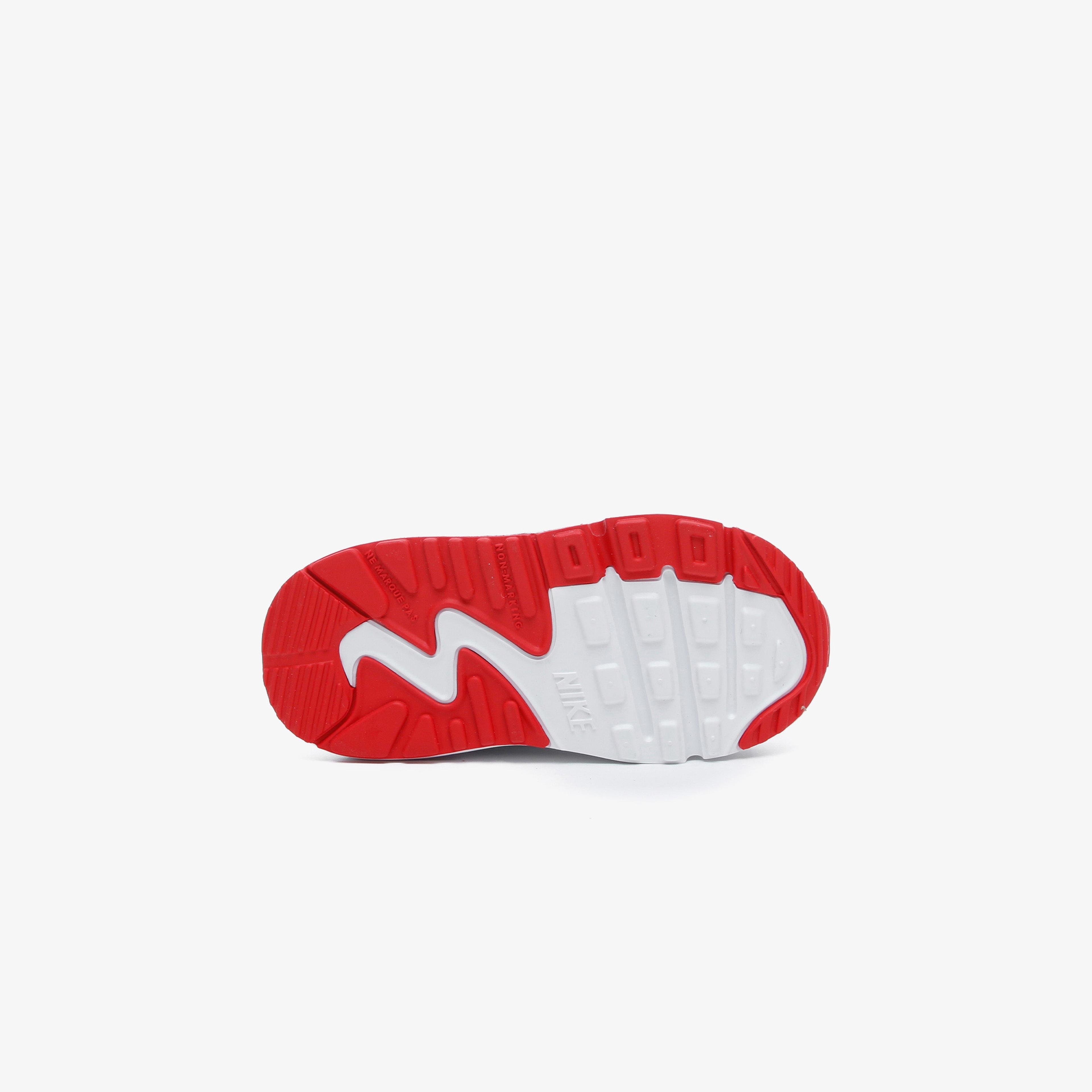 Nike Air Max 90 LTR Bebek Beyaz-Kırmızı Spor Ayakkabı