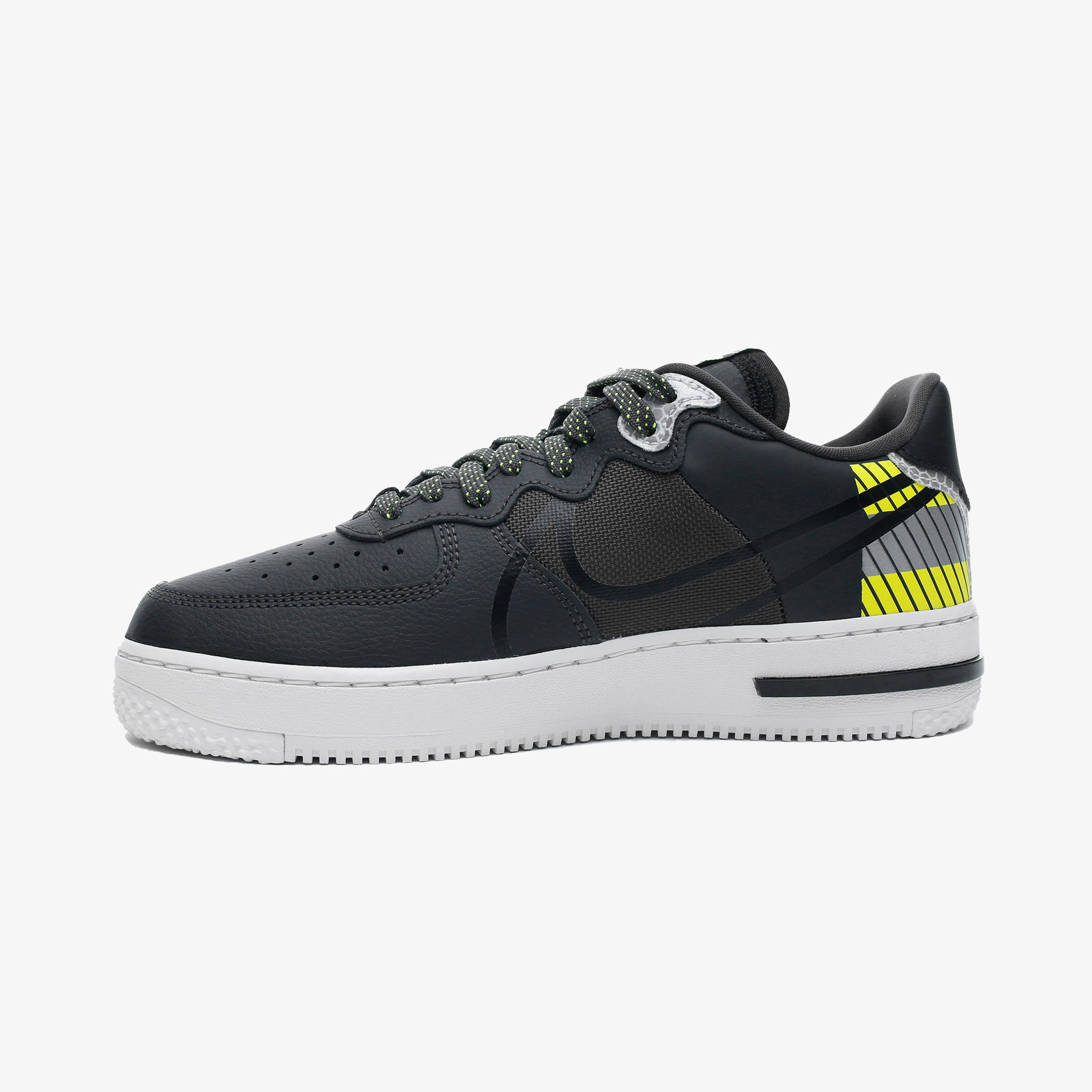 Nike Air Force 1 React LX Erkek Siyah Spor Ayakkabı