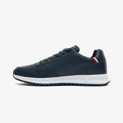 Tommy Hilfiger Moderncorporate Leaer Runner Erkek Lacivert Spor Ayakkabı