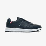 Tommy Hilfiger Moderncorporate Leaer Runner Erkek Lacivert Spor Ayakkabı