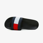 Tommy Hilfiger Essential Flag Erkek Siyah Terlik