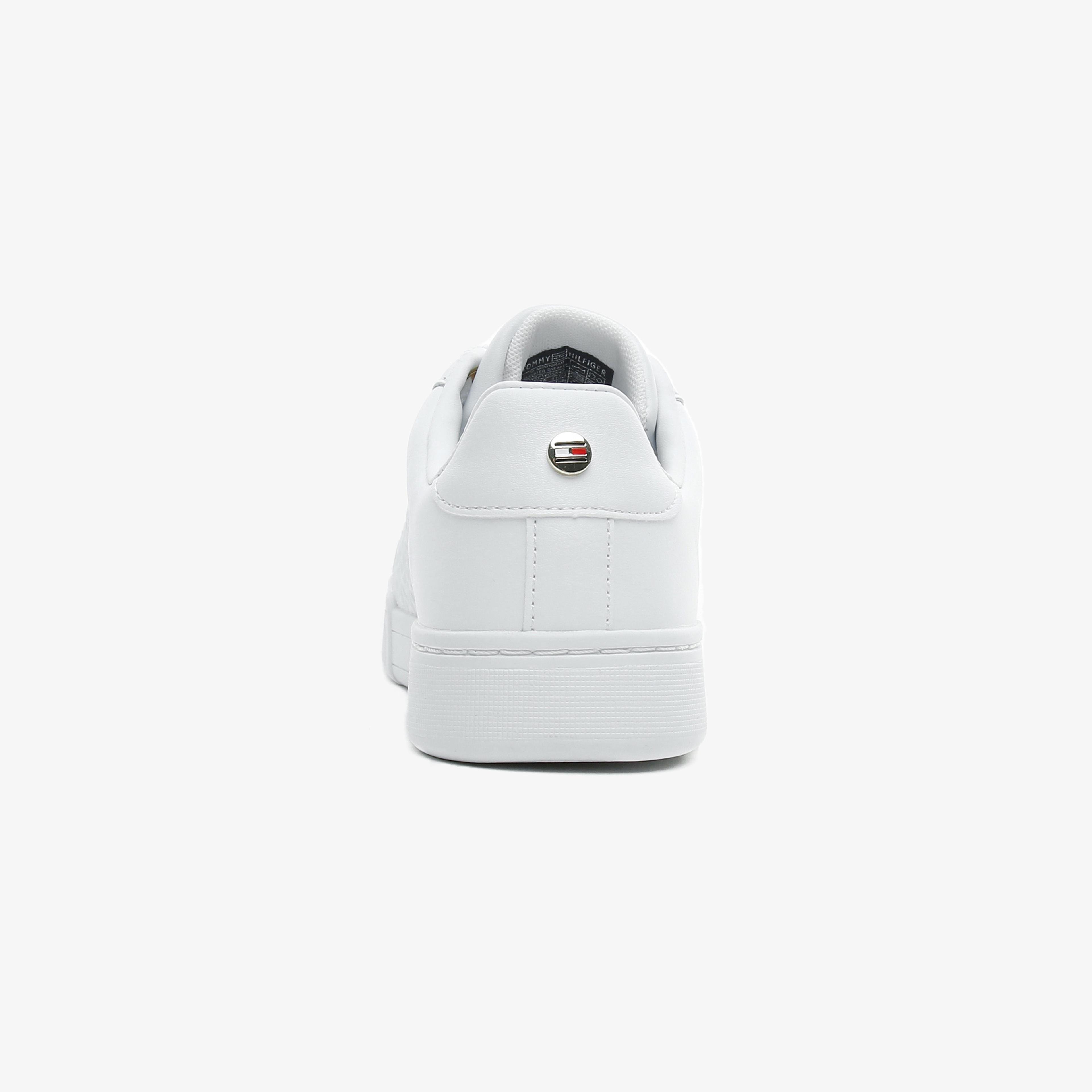 Tommy Hilfiger Monogram Elevated Kadın Beyaz Spor Ayakkabı