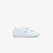 Lacoste Carnaby Evo 0921 1 Sui Çocuk Beyaz - Açık Pembe Spor Ayakkabı