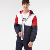 Tommy Hilfiger TJM Nylon Colorblock Windbreaker Erkek Beyaz Ceket