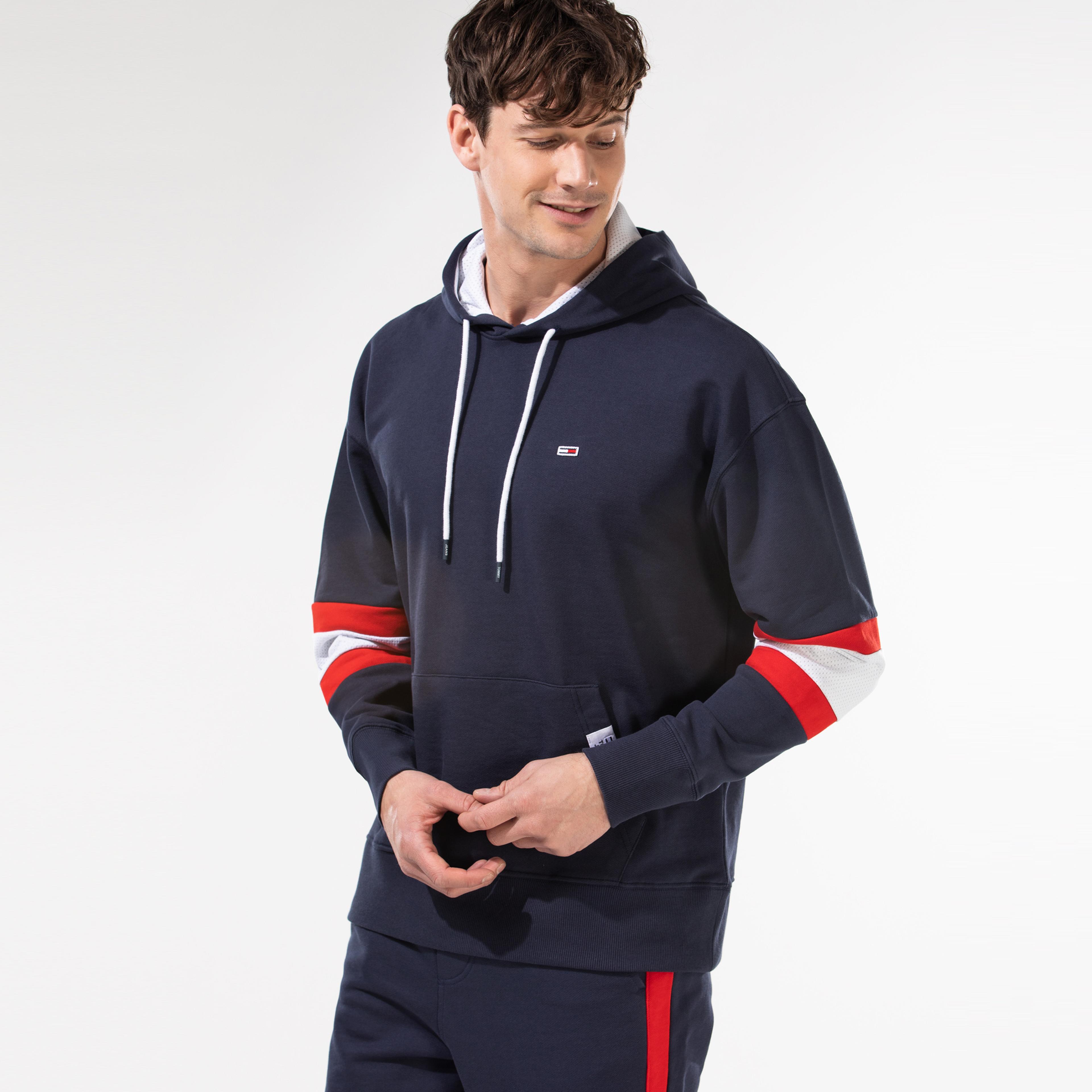 Tommy Hilfiger TJM RWB Erkek Lacivert Sweatshirt