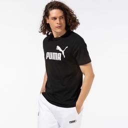 Puma Ess Logo Erkek Siyah T-Shirt