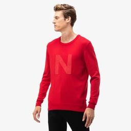 Nautica Sweater Erkek Kırmızı Sweatshirt