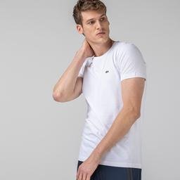 Lacoste Erkek Slim Fit Beyaz T-Shirt
