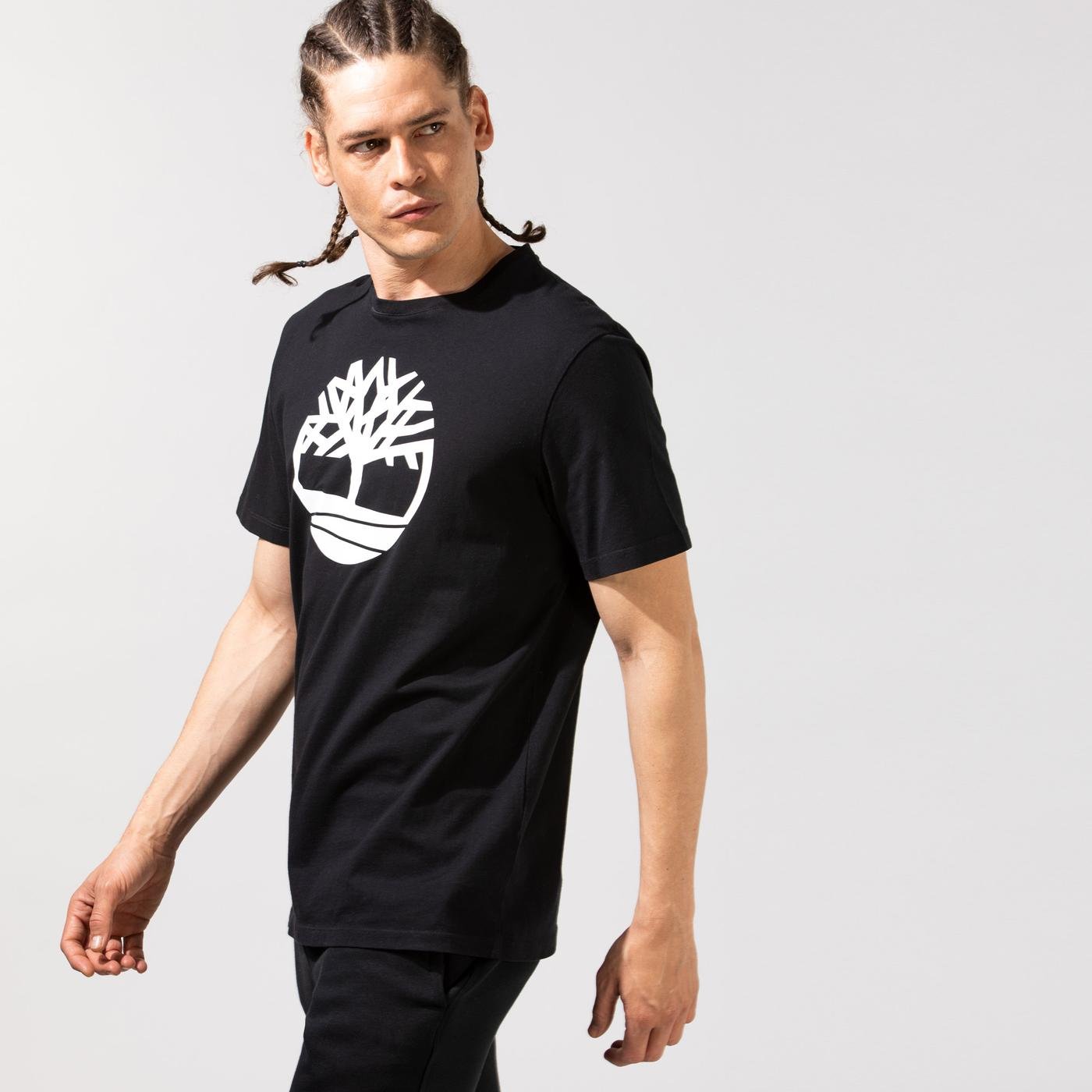 River T-Shirt | Erkek 34-4276132 Tree Timberland Logo T-Shirt Kennebec SuperStep & Polo Erkek Siyah