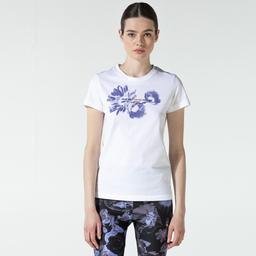 Puma Evide Graphic Kadın Beyaz T-Shirt