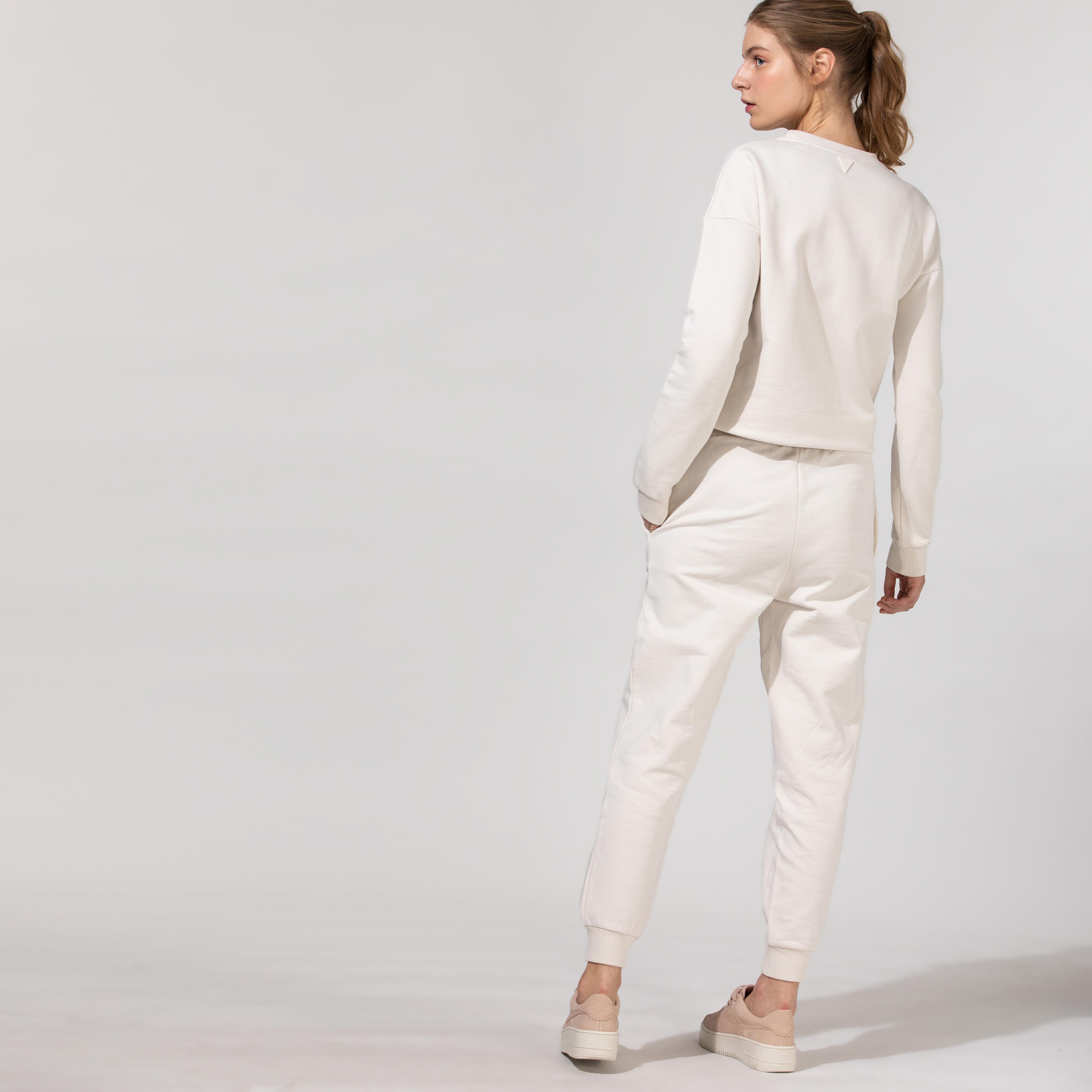 Guess Kadın Beyaz Eşofman Altı