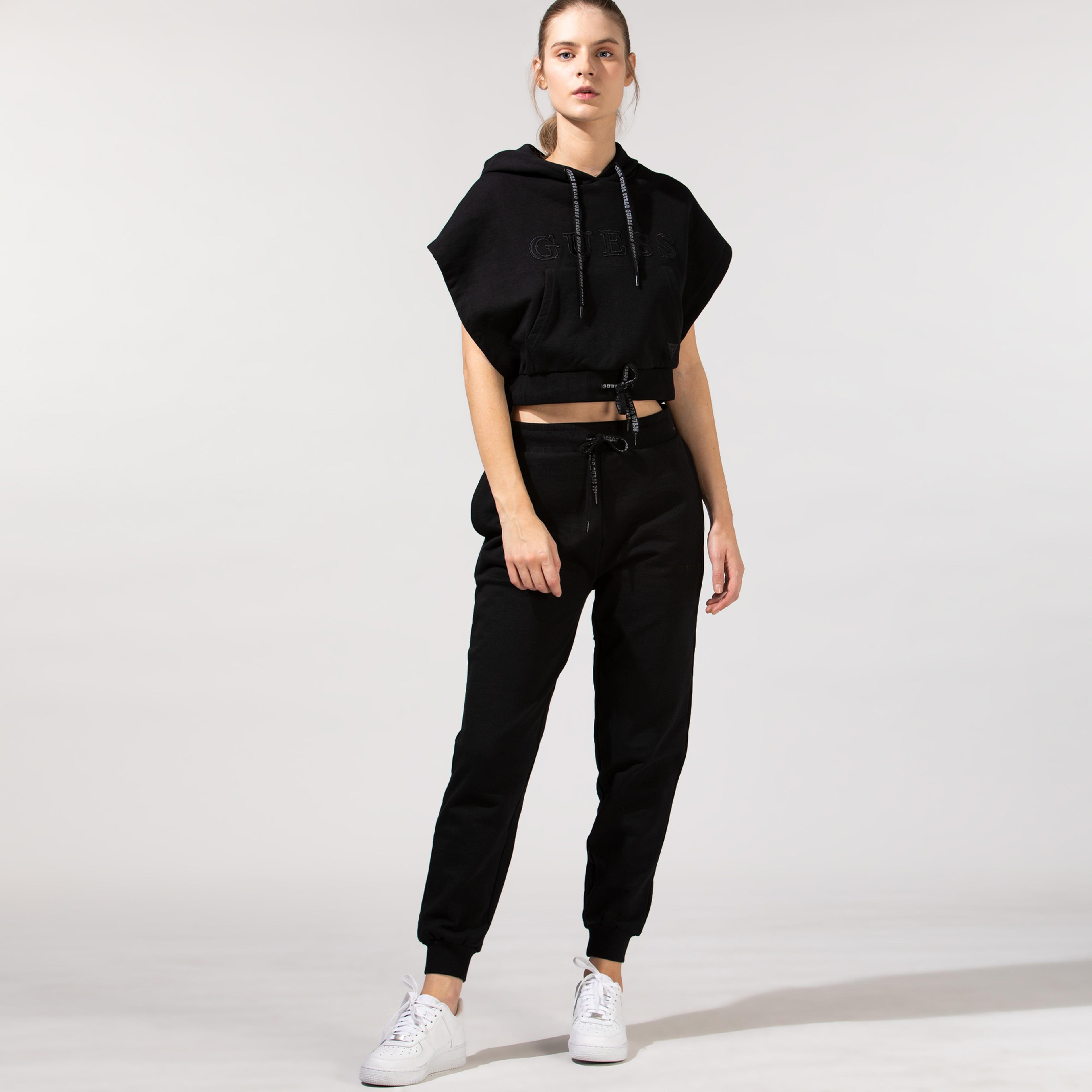 Guess Kadın Siyah Eşofman Altı