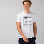 Lacoste Erkek Baskılı Beyaz T-Shirt
