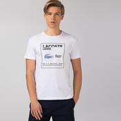 Lacoste Erkek Baskılı Beyaz T-Shirt