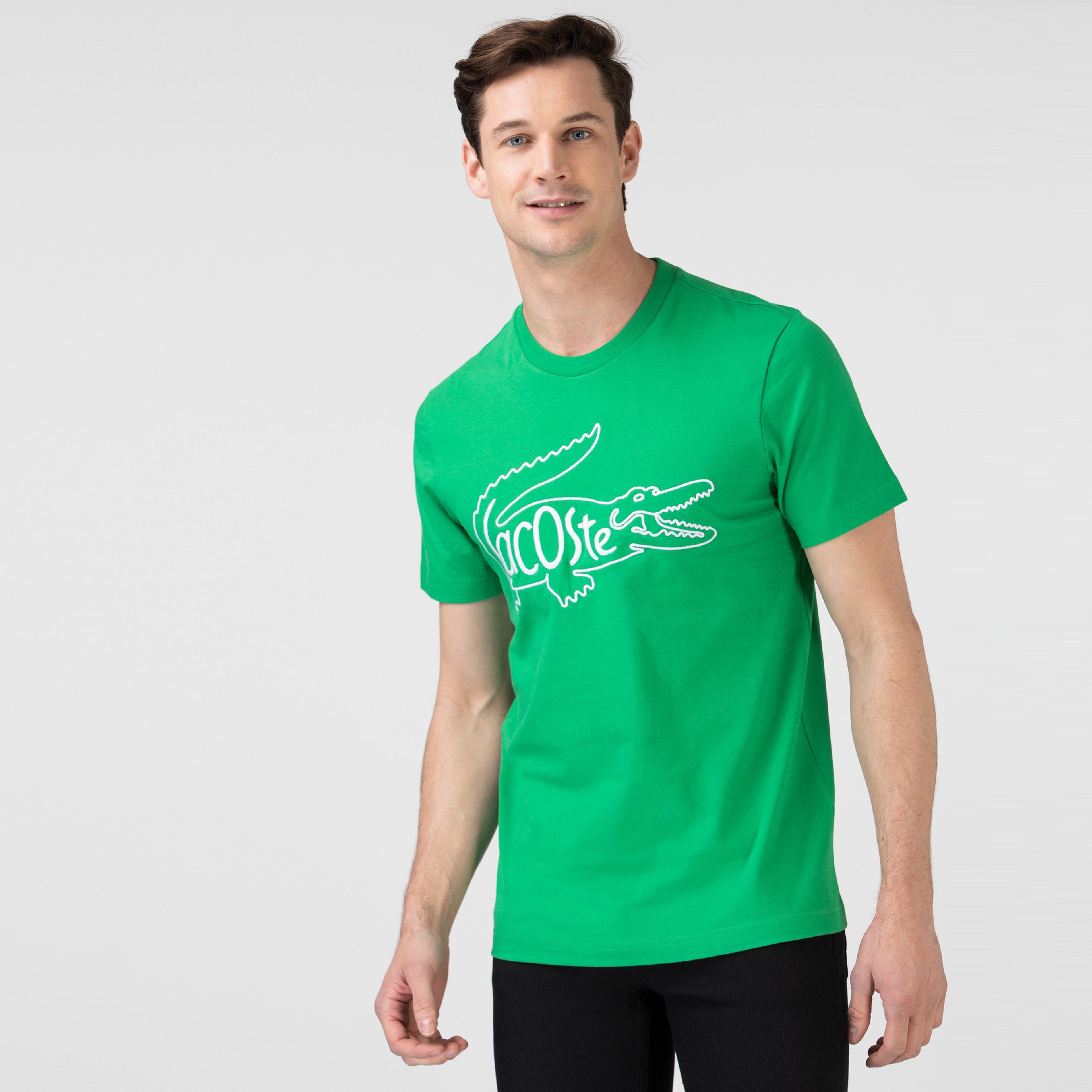 Lacoste Erkek Nakışlı Yeşil T-Shirt