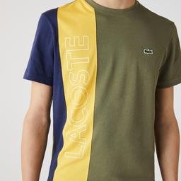 Lacoste Erkek Renk Bloklu Renkli T-Shirt