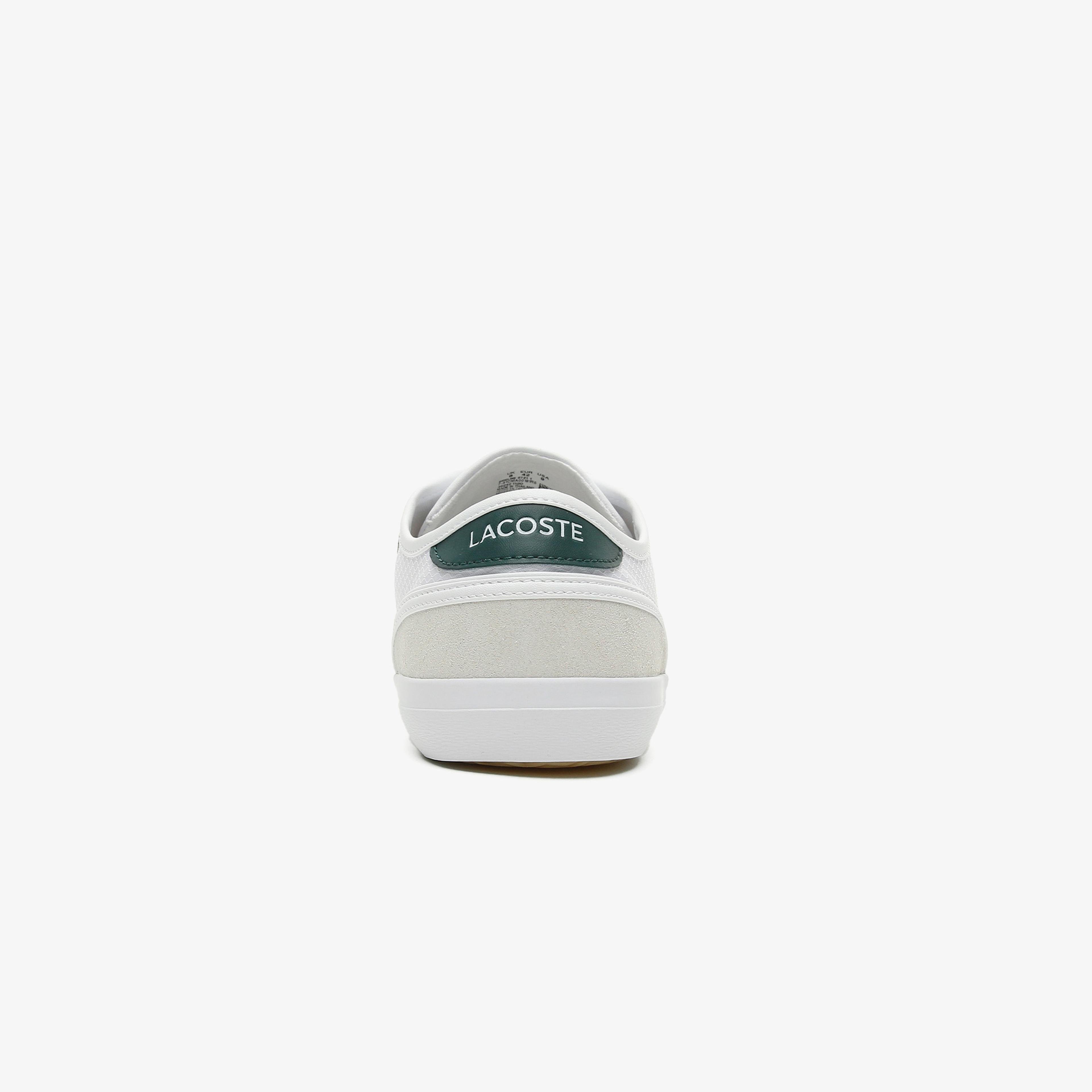 Lacoste Sideline 0721 1 Cma Erkek Beyaz - Koyu Yeşil Spor Ayakkabı