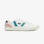 Lacoste Sideline 0721 1 Cfa Kadın Beyaz - Pembe Spor Ayakkabı