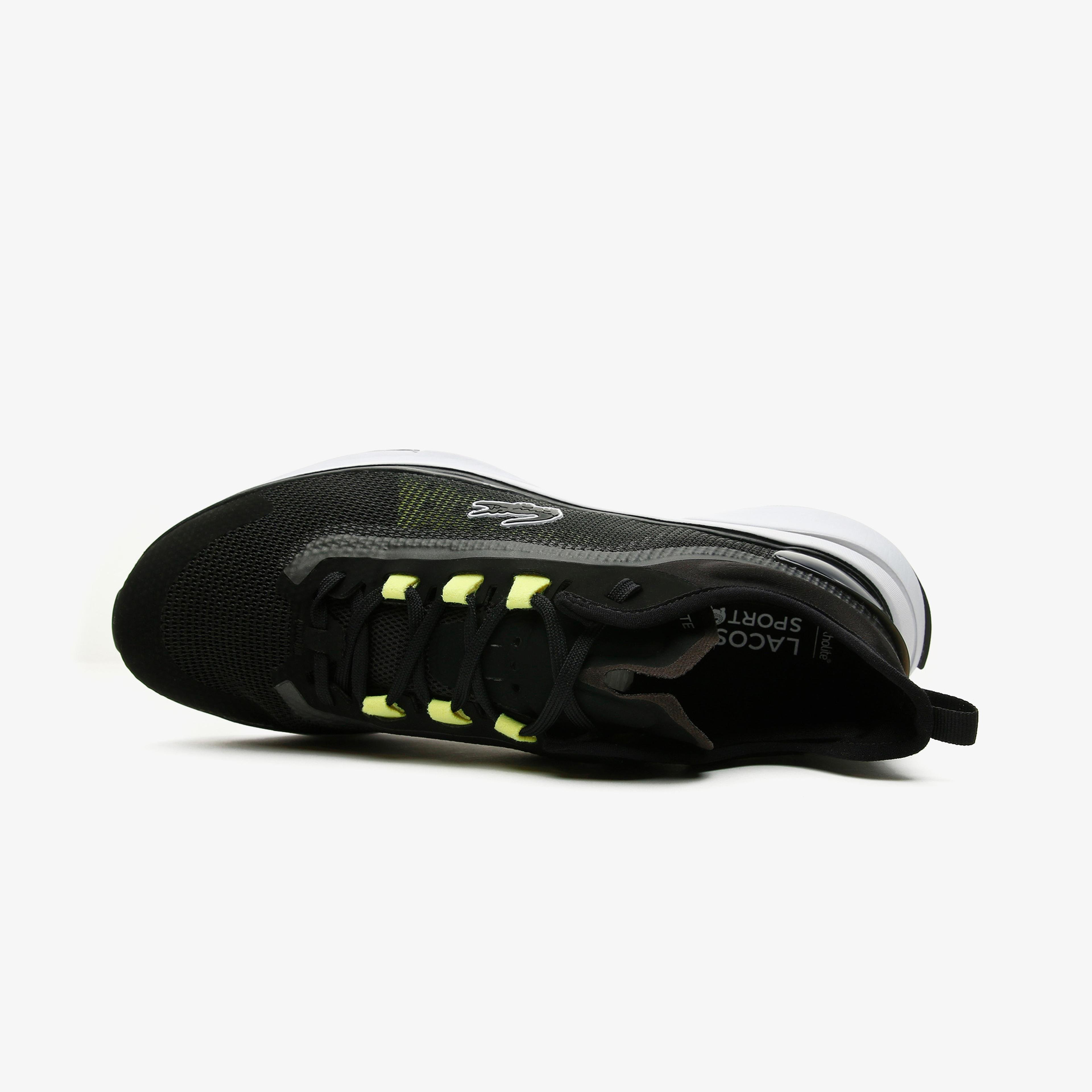Lacoste Run Spin Ultra 0921 1 Sma Erkek Siyah - Sarı Spor Ayakkabı