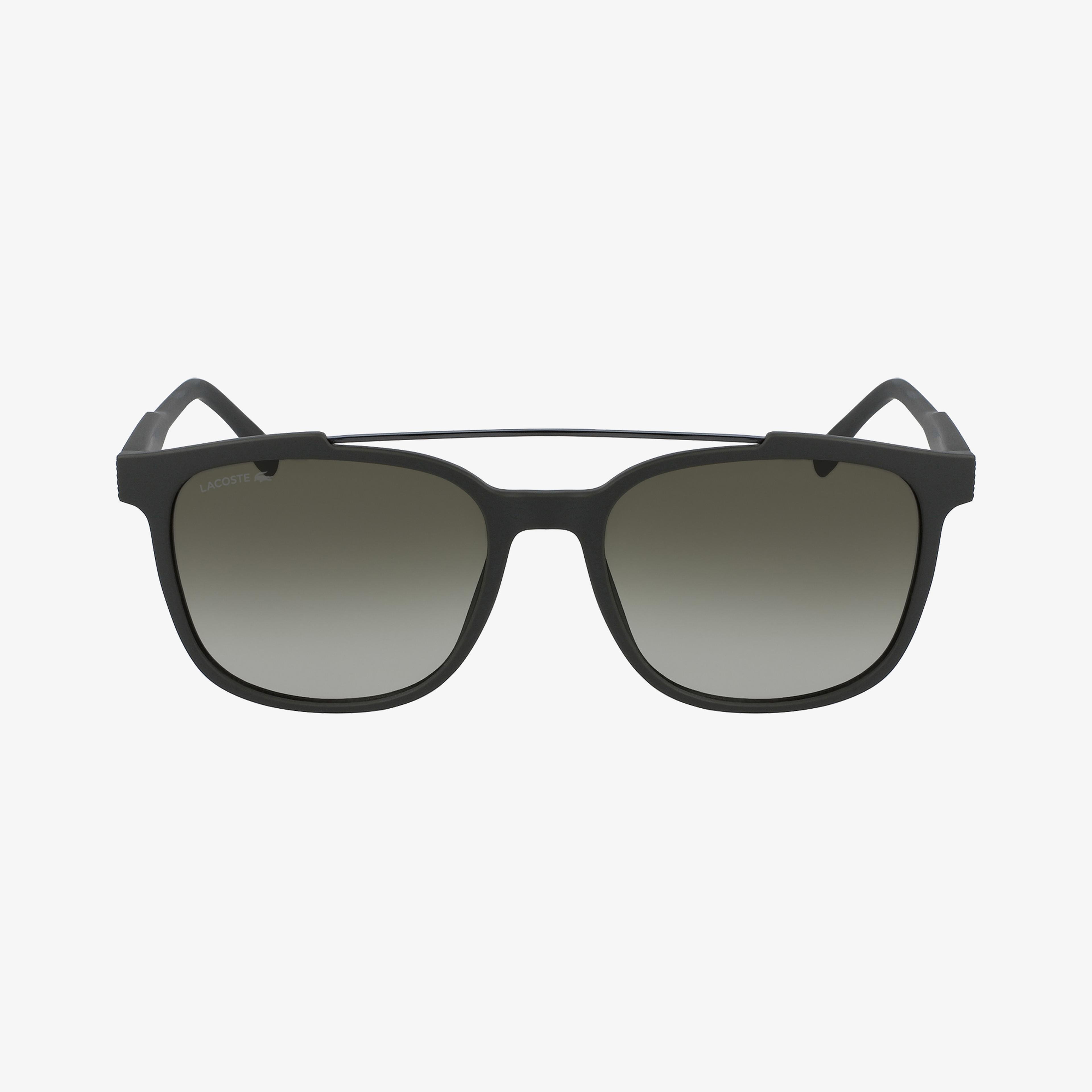 Lacoste Modified Rectangle Erkek Siyah Gözlük