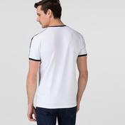 Lacoste Erkek Bisiklet Yaka Baskılı Beyaz T-Shirt