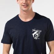 Nautica Erkek Lacivert Baskılı T-Shirt