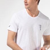 Nautica Erkek Beyaz Baskılı T-Shirt