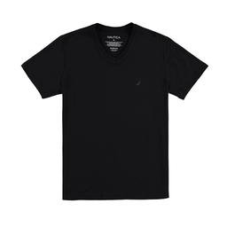 Nautica Erkek Siyah V-Yaka T-Shirt