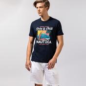 Nautica Erkek Lacivert Baskılı T-Shirt