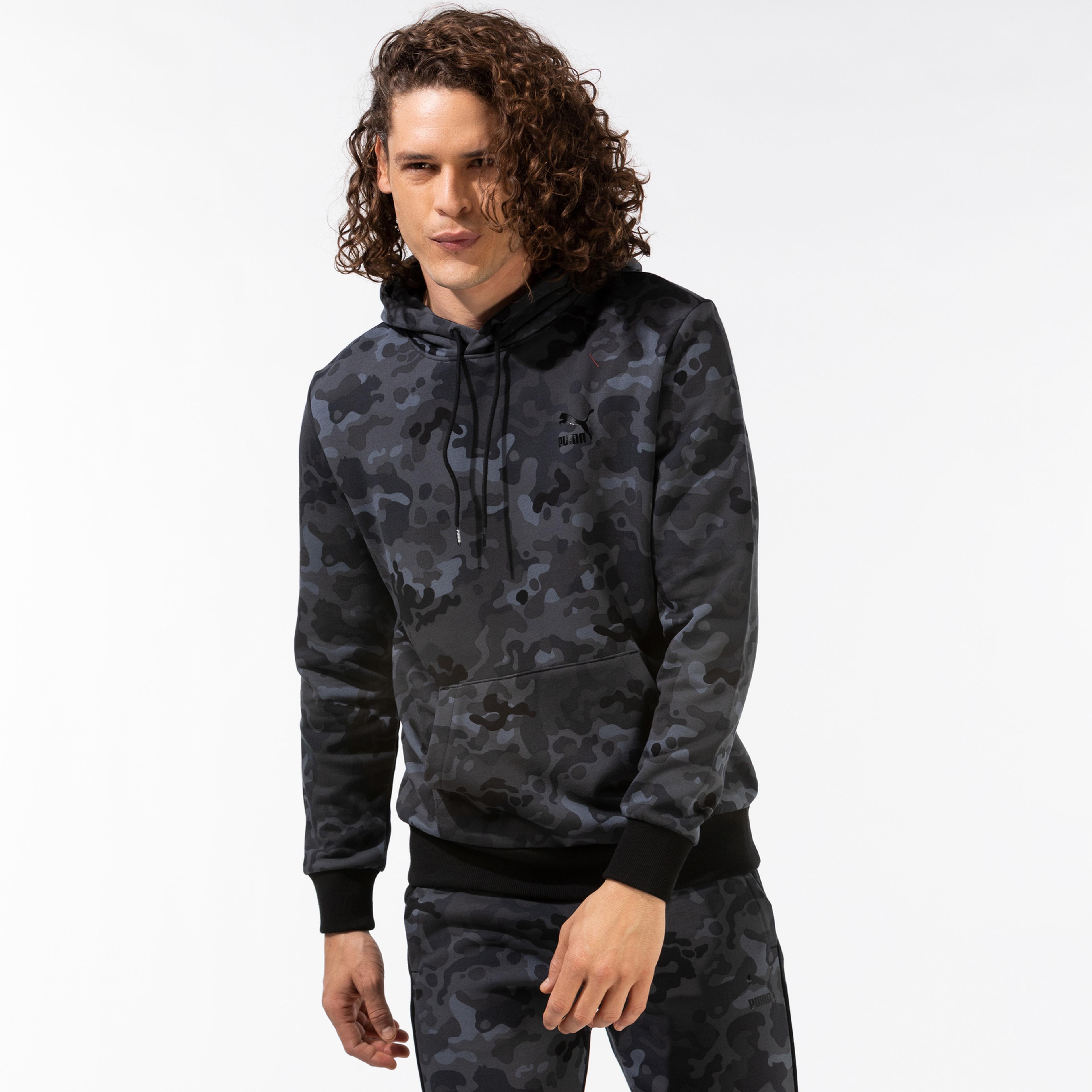 Puma Classics Graphics Erkek Siyah Sweatshirt
